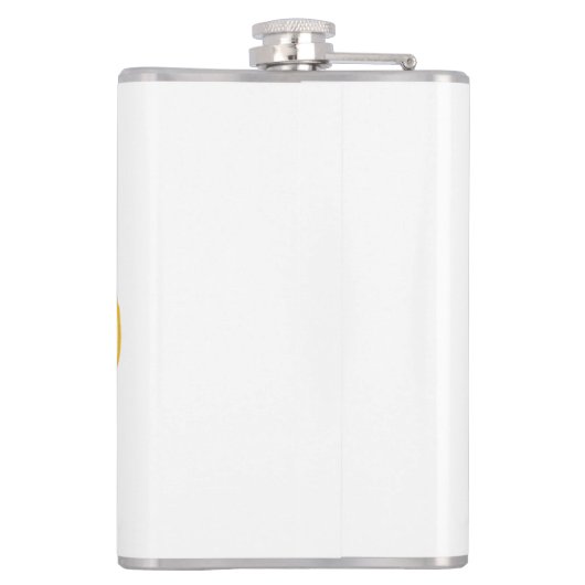 Het strand is mijn Happy Place Quote Ocean Zee Fun Heupfles (Achterkant)