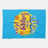 Het strand is mijn Happy Place Quote Ocean Zee Fun Theedoek (Horizontaal)