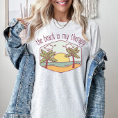 Het strand is mijn therapie | Zomervakantie | Zonn T-shirt