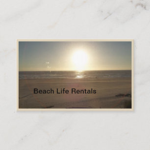 Het strand is mijn zaak visitekaartje