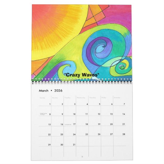 Het strand! Kalender (Mar 2026)