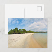 Het strand Koukounaries op het eiland Skiathos, Gr Briefkaart (Voorkant / Achterkant)