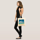 Het strand lost alles op tote bag (Voorkant (model))