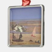 Het strand metalen ornament (Links)