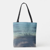 Het strand noemt me gepersonaliseerd tote bag (Achterkant)