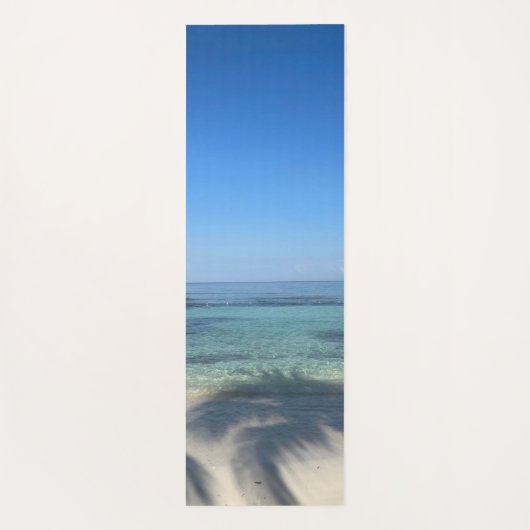 Het strand noemt me gepersonaliseerd yogamat (Achterkant)