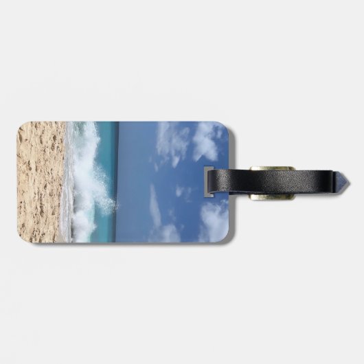 Het strand noemt me Tropisch Paradijs Bagagelabel (Achterkant horizontaal)