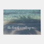 Het strand noemt me Tropisch Paradijs Deurmat (Voorkant)