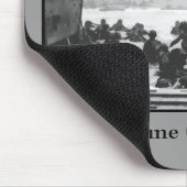 Het strand op D-dag tekenen Muismat (Hoek)