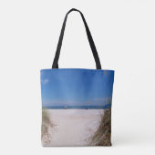 Het strand op een canvas tas (Achterkant)