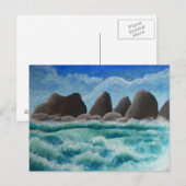 Het strand op Oceanside - Briefkaart (Voorkant / Achterkant)