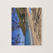 Het strand op Pigeon Island National Park Legpuzzel (Verticaal)