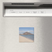 Het strand op San Felipe op het Zee van Cortez Magneet (Insitu (Vaatwasser))