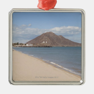 Het strand op San Felipe op het Zee van Cortez Metalen Ornament