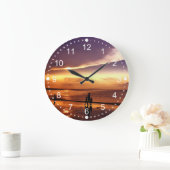 Het strand op Sunset lopen Grote Klok (Huis)