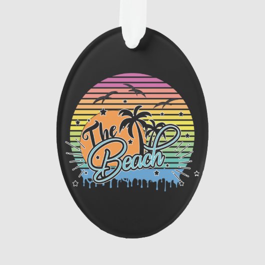 Het strand ornament (achterkant)