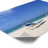 Het strand poster (Hoek)