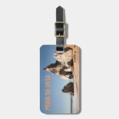 Het strand Praia da Ursa in Portugal cadeau Bagagelabel (Voorkant verticaal)