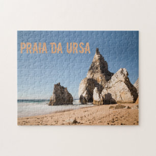 Het strand Praia da Ursa in Portugal cadeau Legpuzzel