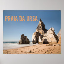 Het strand Praia da Ursa in Portugal cadeau