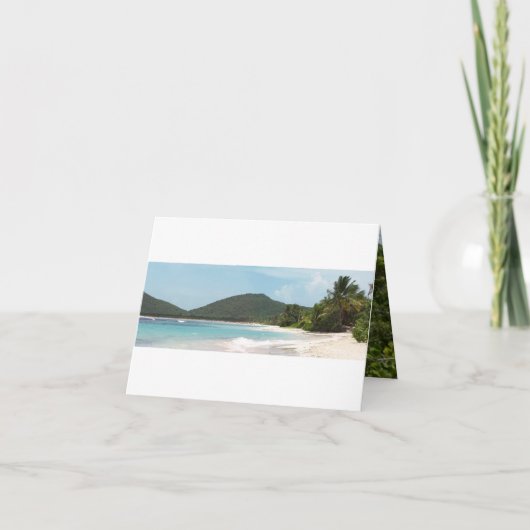 Het Strand Puerto Rico van het Flamenco van Kaart (Voorkant)