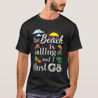 Het strand roept en ik moet naar de zomervakantie t-shirt