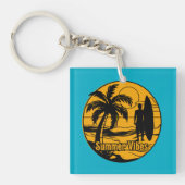 het strand sleutelhanger (voorkant)