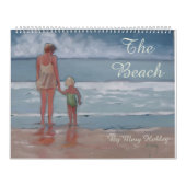 Het strand Surven Zand Zon Kalender (Hoes)