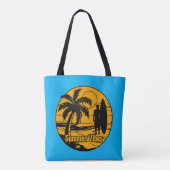 het strand tote bag (Achterkant)