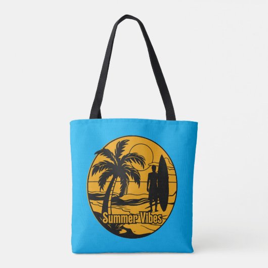 het strand tote bag (Achterkant)