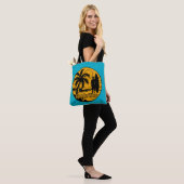 het strand tote bag (Op model)