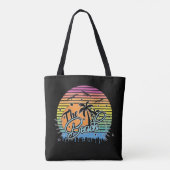 Het strand tote bag (Achterkant)