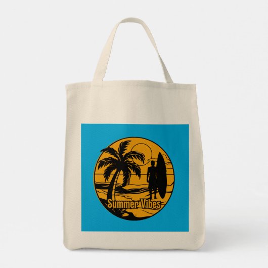 het strand tote bag (Achterkant)
