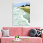 Het strand van 2004 canvas afdruk (Insitu (Woonkamer))