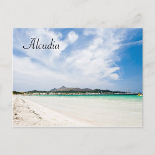 Het strand van Alcudia Briefkaart