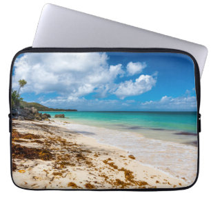 Het strand van Anse Canot op Marie-Galante Laptop Sleeve