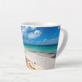 Het strand van Anse Canot op Marie-Galante Latte Mok (Rechterhoek)