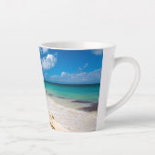 Het strand van Anse Canot op Marie-Galante Latte Mok (Rechts)
