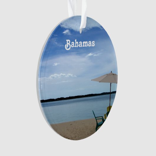 Het Strand van Bahama Ornament (voorkant)