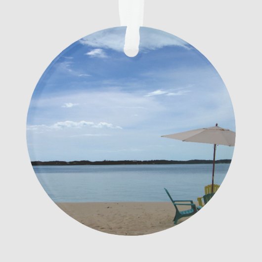 Het Strand van Bahama Ornament (achterkant)