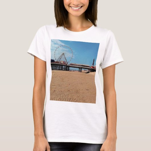 Het strand van Blackpool T-shirt (Voorkant)