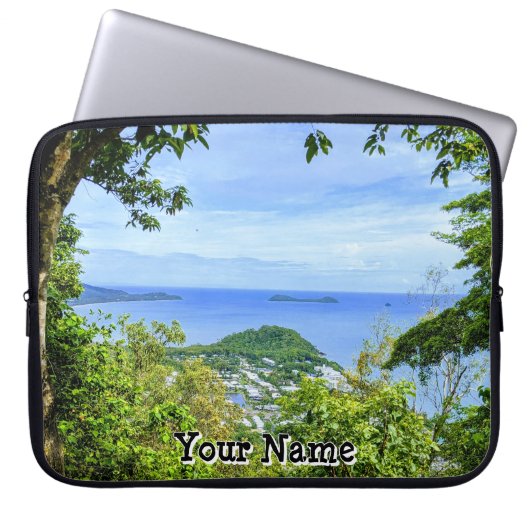 Het strand van Cairns Laptop Sleeve (Voorkant)