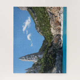 Het strand van Cala Goloritze op afstand, Sardinië Legpuzzel
