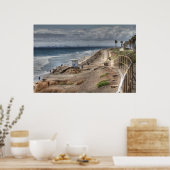 Het strand van de Cliffs " Poster (Keuken)