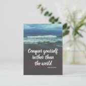 Het Strand van de Filosofie van Descartes Briefkaart (Staand voorkant)