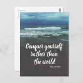 Het Strand van de Filosofie van Descartes Briefkaart (Voorkant / Achterkant)