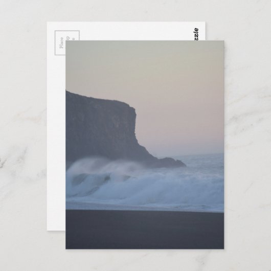 Het Strand van de Rots van de geit Briefkaart (Voorkant / Achterkant)