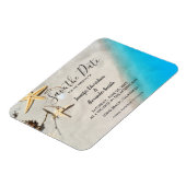 Het strand van de Tropische oceaan trouwt sparen d Magneet (Linkerzijde)