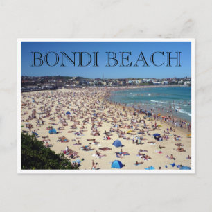 het strand van douane nieuw jaar briefkaart