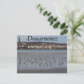 Het strand van Douarnenez Briefkaart (Staand voorkant)
